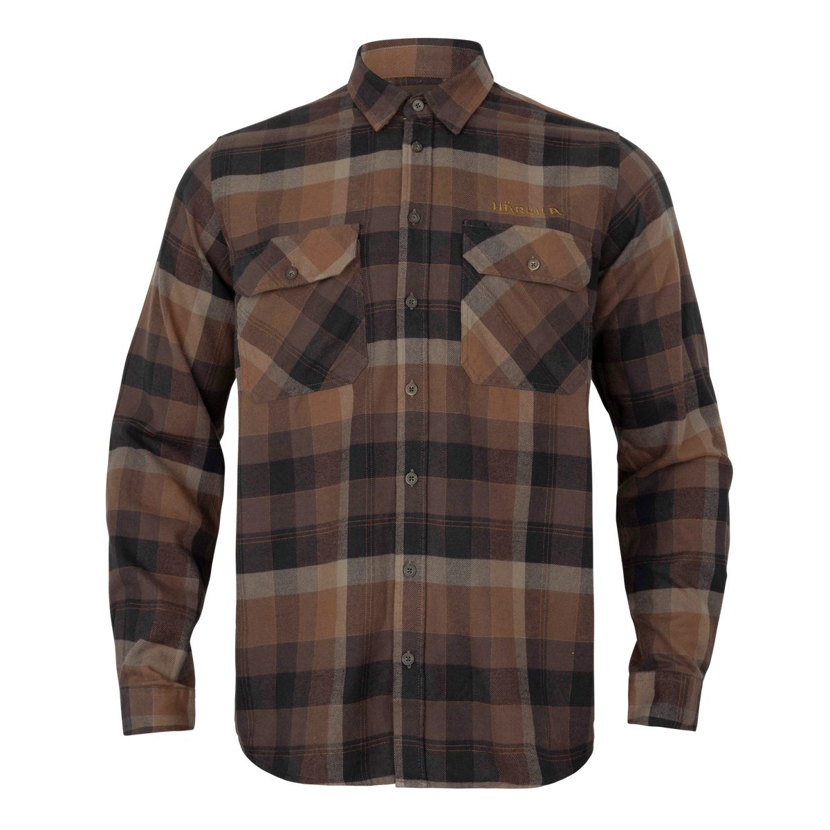 Härkila Asmund Lovačka Košulja - Rust Brown Check